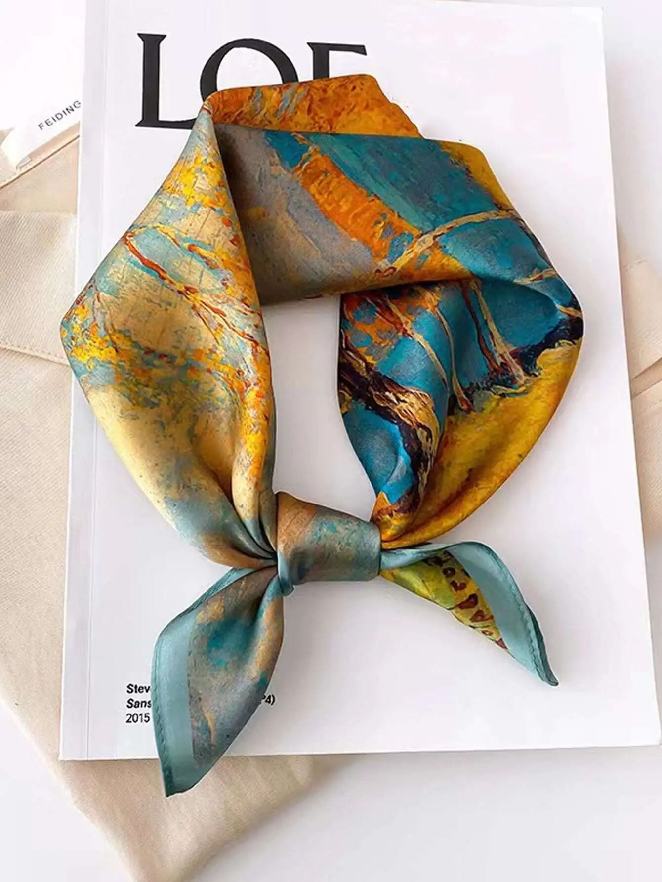 1Pc Faux Silk Printed Bandana Versatile Neckerchief Fashion Scarf for Daily Wear and Dress Matching
1Pc Faux Silk Printed Bandana Versatile Neckerchief Fashion Scarf for Daily Wear and Dress Matching