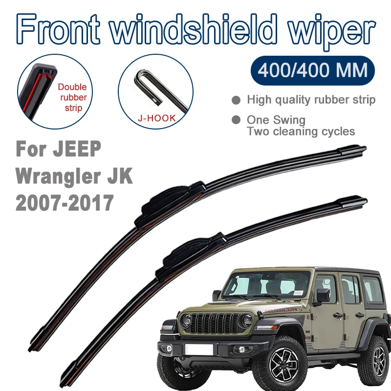 Wiper Blades For Jeep Wrangler JK 2007-2017 2010 2013 Front Windshield Brushes Windscreen Car Accessories Cover Spring 16"+16"
Wiper Blades For Jeep Wrangler JK 2007-2017 2010 2013 Front Windshield Brushes Windscreen Car Accessories Cover Spring 16"+16"