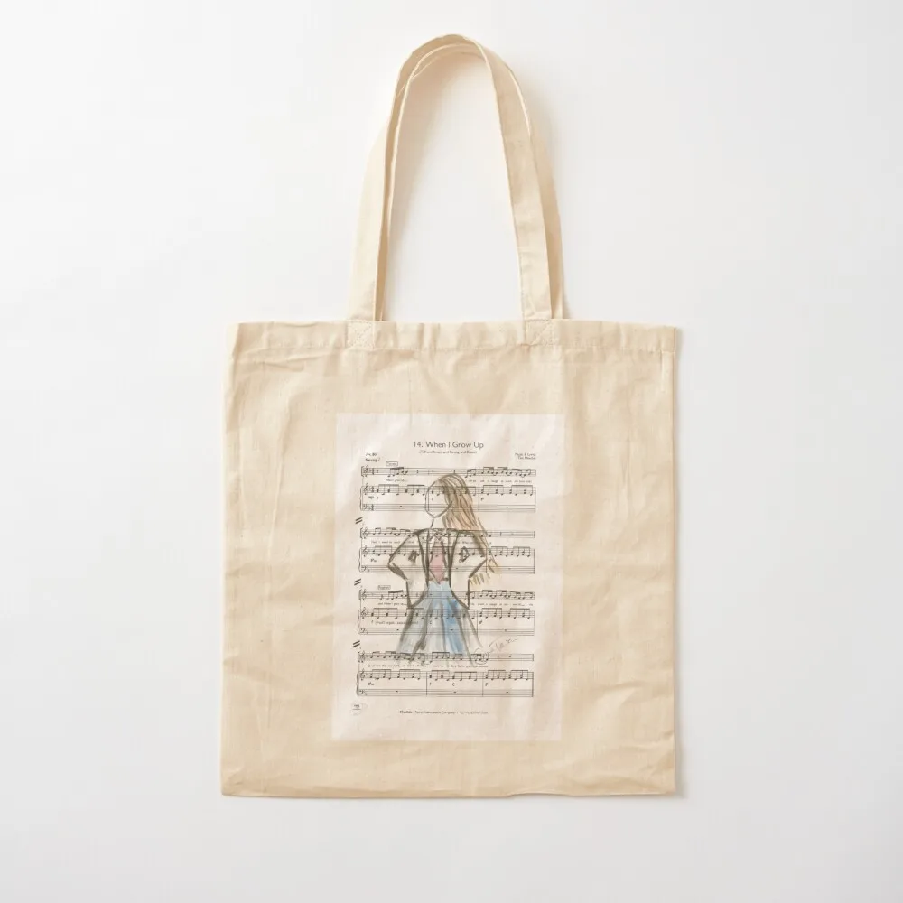 Matilda - When I Grow Up Tote Bag cute pouch bag Women bags university shopper bag Canvas Tote
Matilda - When I Grow Up Tote Bag cute pouch bag Women bags university shopper bag Canvas Tote