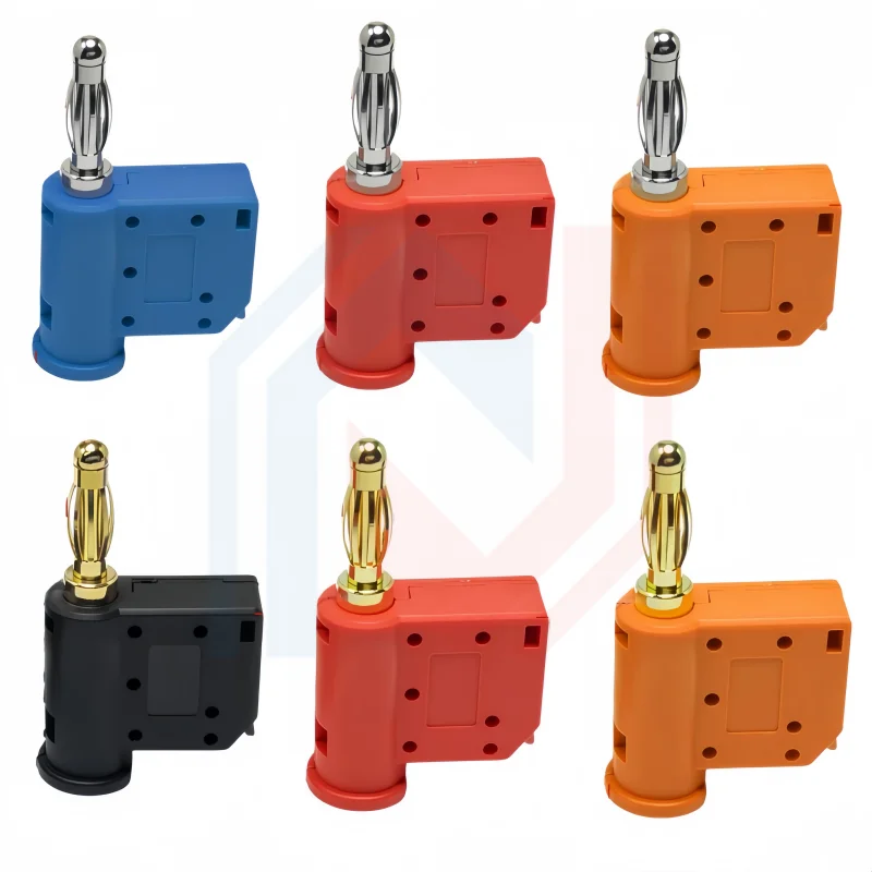 4MM Stackable Banana Plug High Current Wire Connector Lantern Head Gold-plated Or Nickel Plated Power Testing Instrument Plug
4MM Stackable Banana Plug High Current Wire Connector Lantern Head Gold-plated Or Nickel Plated Power Testing Instrument Plug