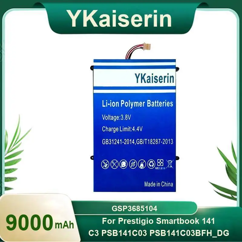 9000Mah High-Capacity Laptop Battery GSP3685104 For Prestigio Smartbook 141 C3 PSB141C03 PSB141C03BFH_DG PSB141C03BGH_DG
9000Mah High-Capacity Laptop Battery GSP3685104 For Prestigio Smartbook 141 C3 PSB141C03 PSB141C03BFH_DG PSB141C03BGH_DG