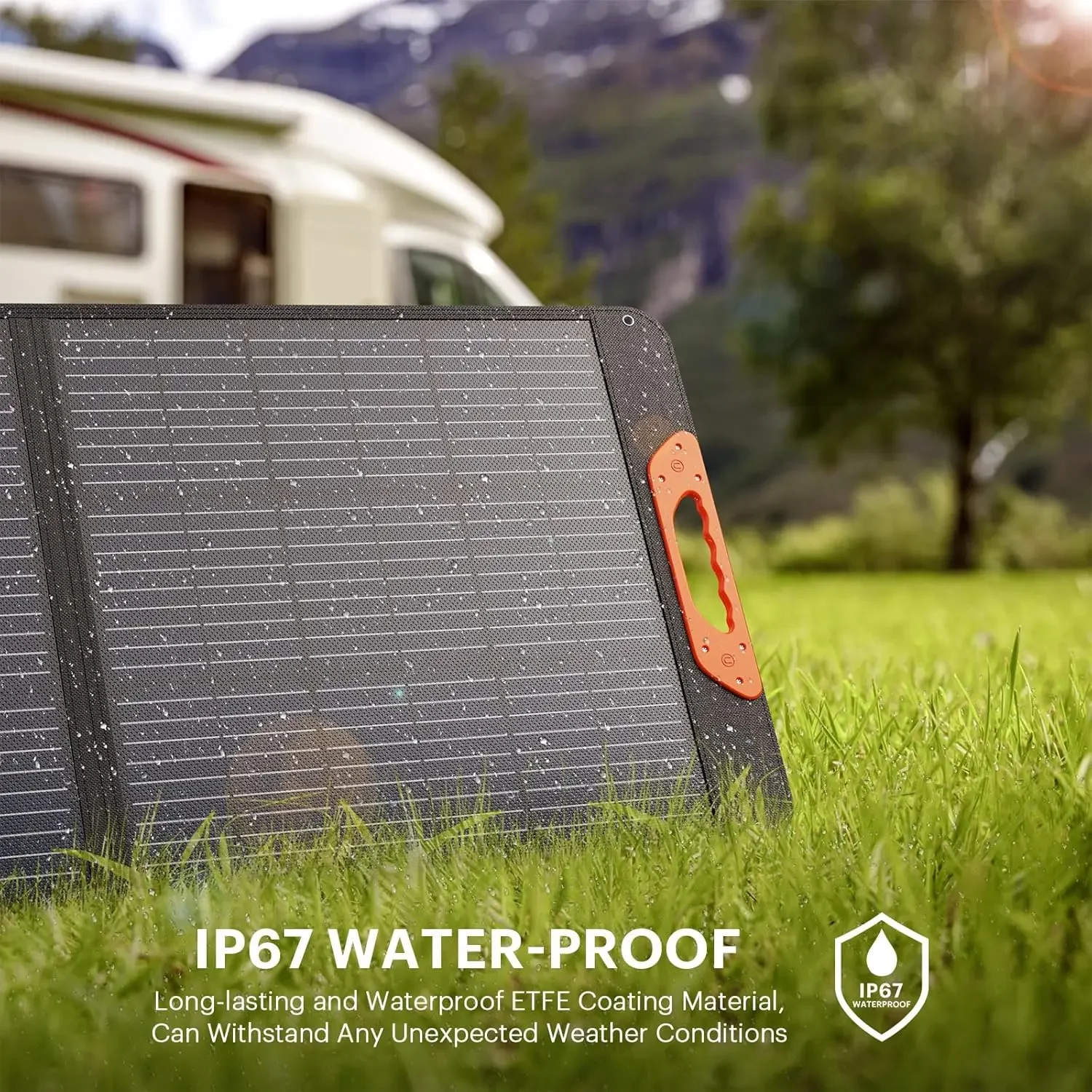 100W Portable Solar Panel, 100 watt 20V Monocrystalline Foldable Solar Charger for Power Station,QC3.0 USB-A &Type-C Output
100W Portable Solar Panel, 100 watt 20V Monocrystalline Foldable Solar Charger for Power Station,QC3.0 USB-A &Type-C Output