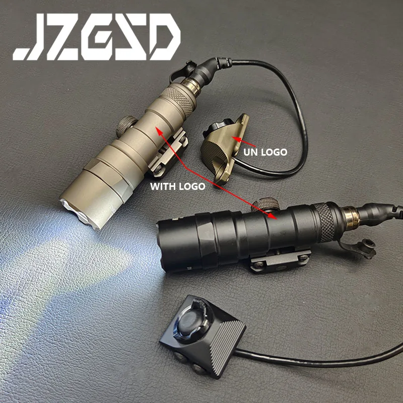 Tactical SF M300B M600B White LED Metal Flashlight Weapon Hunting Scout Light Fit 20mm Rail with Hot Button Pressure Switch
Tactical SF M300B M600B White LED Metal Flashlight Weapon Hunting Scout Light Fit 20mm Rail with Hot Button Pressure Switch