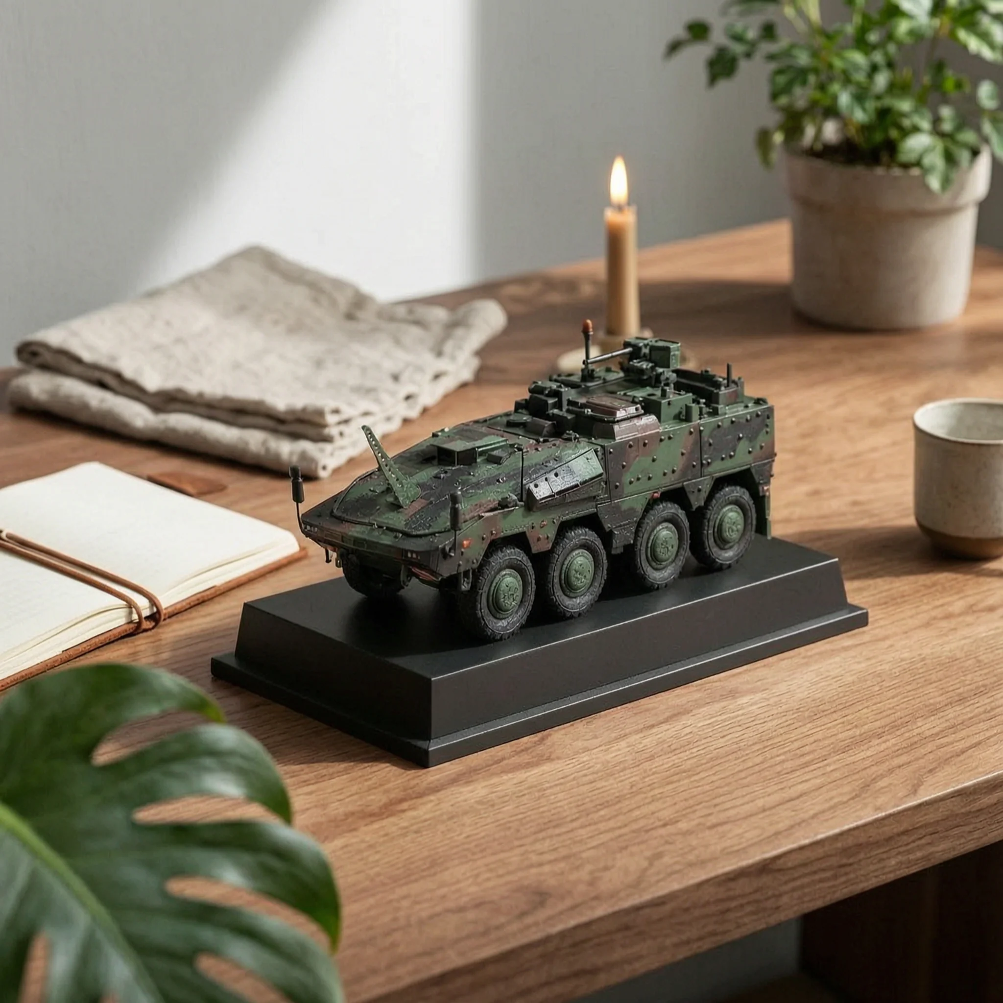 1:72 Boxer Command Vehicle Alloy Model Collectible Toy Realistic Detailing for Collectors, Desk
1:72 Boxer Command Vehicle Alloy Model Collectible Toy Realistic Detailing for Collectors, Desk