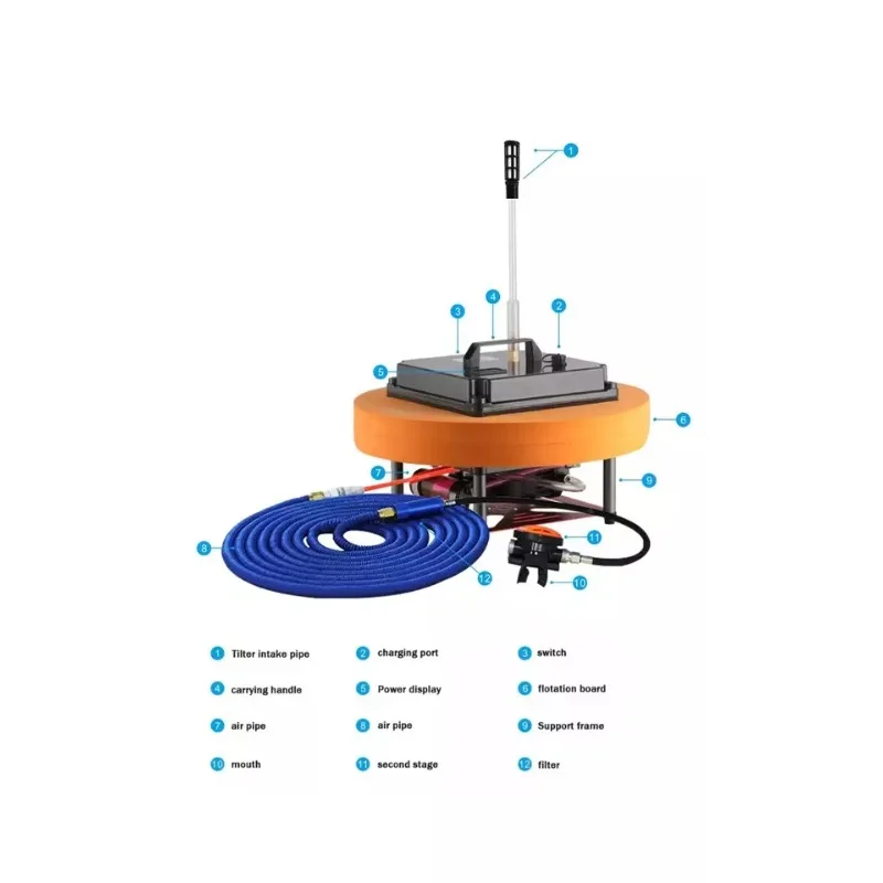Gold Seller 919 Plus 10-Hour Mini Hookah for Scuba Diving Compressor Equipment RTS for Scuba Breathing Apparatus Swim & Dive Gea
Gold Seller 919 Plus 10-Hour Mini Hookah for Scuba Diving Compressor Equipment RTS for Scuba Breathing Apparatus Swim & Dive Gea