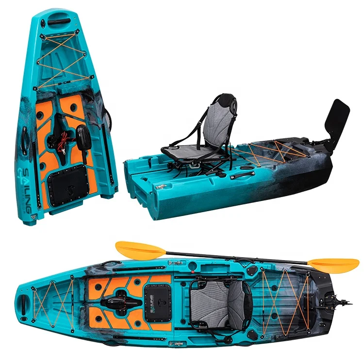 2pcs One Person Seat Plastic Canoe Factory Supply Fishing Sea Kayaks Pedal Fishing Modular Kayak
2pcs One Person Seat Plastic Canoe Factory Supply Fishing Sea Kayaks Pedal Fishing Modular Kayak