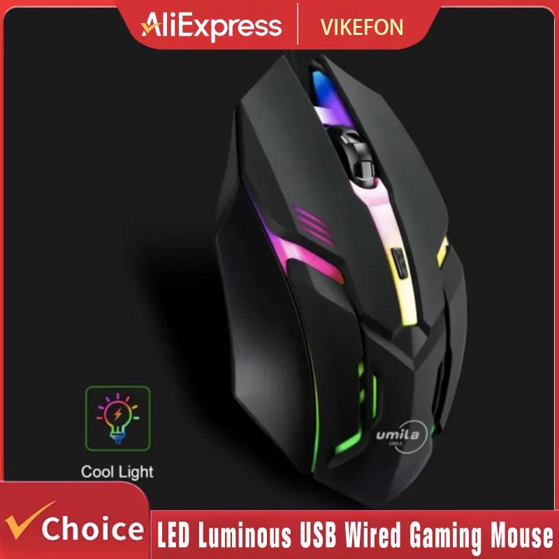 VIKEOFN новейшая высококачественная игровая мышь с эргономичным дизайном, настольный компьютер, ноутбук, USB-мышь с подсветкой, производители, горячая распродажа
VIKEOFN новейшая высококачественная игровая мышь с эргономичным дизайном, настольный компьютер, ноутбук, USB-мышь с подсветкой, производители, горячая распродажа