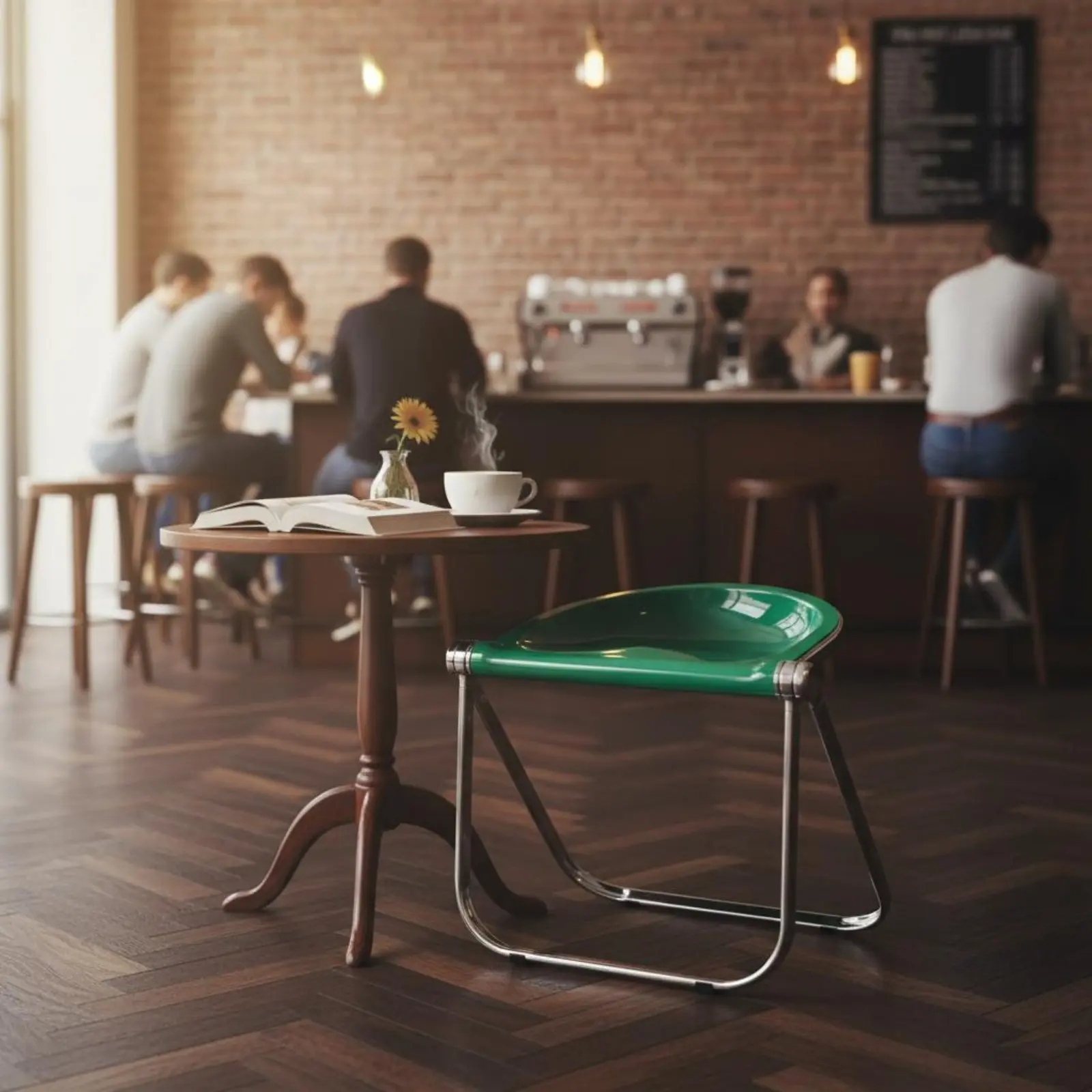 Acrylic Folding Chair Space-Saving Clear Transparent Chair Transparent Vanity Stool Armless Household Furniture for Coffee Shop
Acrylic Folding Chair Space-Saving Clear Transparent Chair Transparent Vanity Stool Armless Household Furniture for Coffee Shop