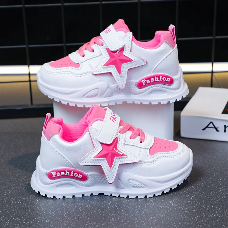 Children Casual Shoes for Girls Fashion Classic with Stars Girls Sports Running Sneakers Breathable PU + Rubber Anti-skid Soft
Children Casual Shoes for Girls Fashion Classic with Stars Girls Sports Running Sneakers Breathable PU + Rubber Anti-skid Soft