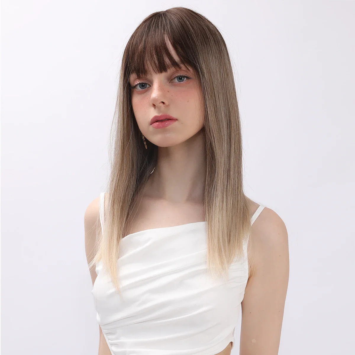 Black Gold Synthetic With Bangs for Women Long Straight Hair Natural Daily Use Cosplay Party Heat Resistant Wigs
Black Gold Synthetic With Bangs for Women Long Straight Hair Natural Daily Use Cosplay Party Heat Resistant Wigs