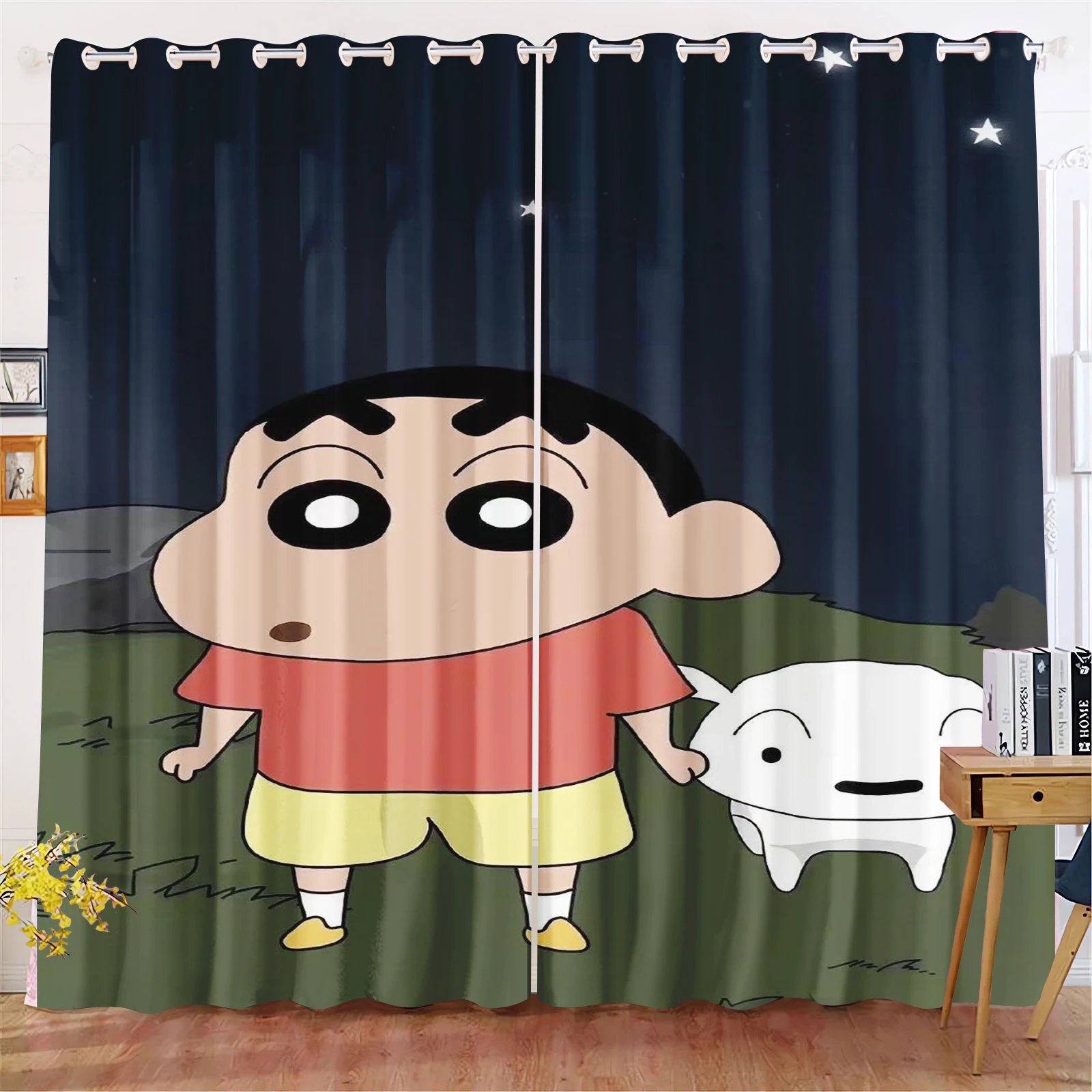 Crayon Shin-chan 3D шторы с цифровым принтом, плотные шторы с мультяшным окном, модный стиль для спальни, домашний декор, милые аниме-фурнитура
Crayon Shin-chan 3D шторы с цифровым принтом, плотные шторы с мультяшным окном, модный стиль для спальни, домашний декор, милые аниме-фурнитура