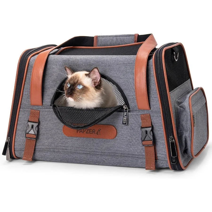 Heavy-Duty Premium Pet Carrier Medium to Large Cat Carrying Bag with Seatbelt Strap Car Travel Top Side Load Crate Durable Fold
Heavy-Duty Premium Pet Carrier Medium to Large Cat Carrying Bag with Seatbelt Strap Car Travel Top Side Load Crate Durable Fold