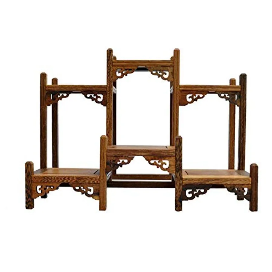 Chinese Wooden Assemble Display Stand Symmetric Short Floor Curio Cabinets Shelf 1
Chinese Wooden Assemble Display Stand Symmetric Short Floor Curio Cabinets Shelf 1