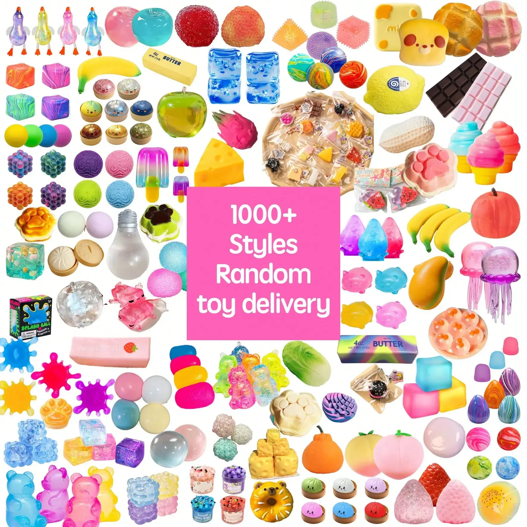 1PC-Over 1,000 Toy Styles Designed For Stress Relief Among Teens And Adults; Suitable As Small Tokens, Birthday Or Holiday Gifts, Or Exquisite Presents. The Range Includes Various Types Such As Fidget Toys, Squeeze Toys, Stress Balls, Slow-Rise Toys,
1PC-Over 1,000 Toy Styles Designed For Stress Relief Among Teens And Adults; Suitable As Small Tokens, Birthday Or Holiday Gifts, Or Exquisite Presents. The Range Includes Various Types Such As Fidget Toys, Squeeze Toys, Stress Balls, Slow-Rise Toys,