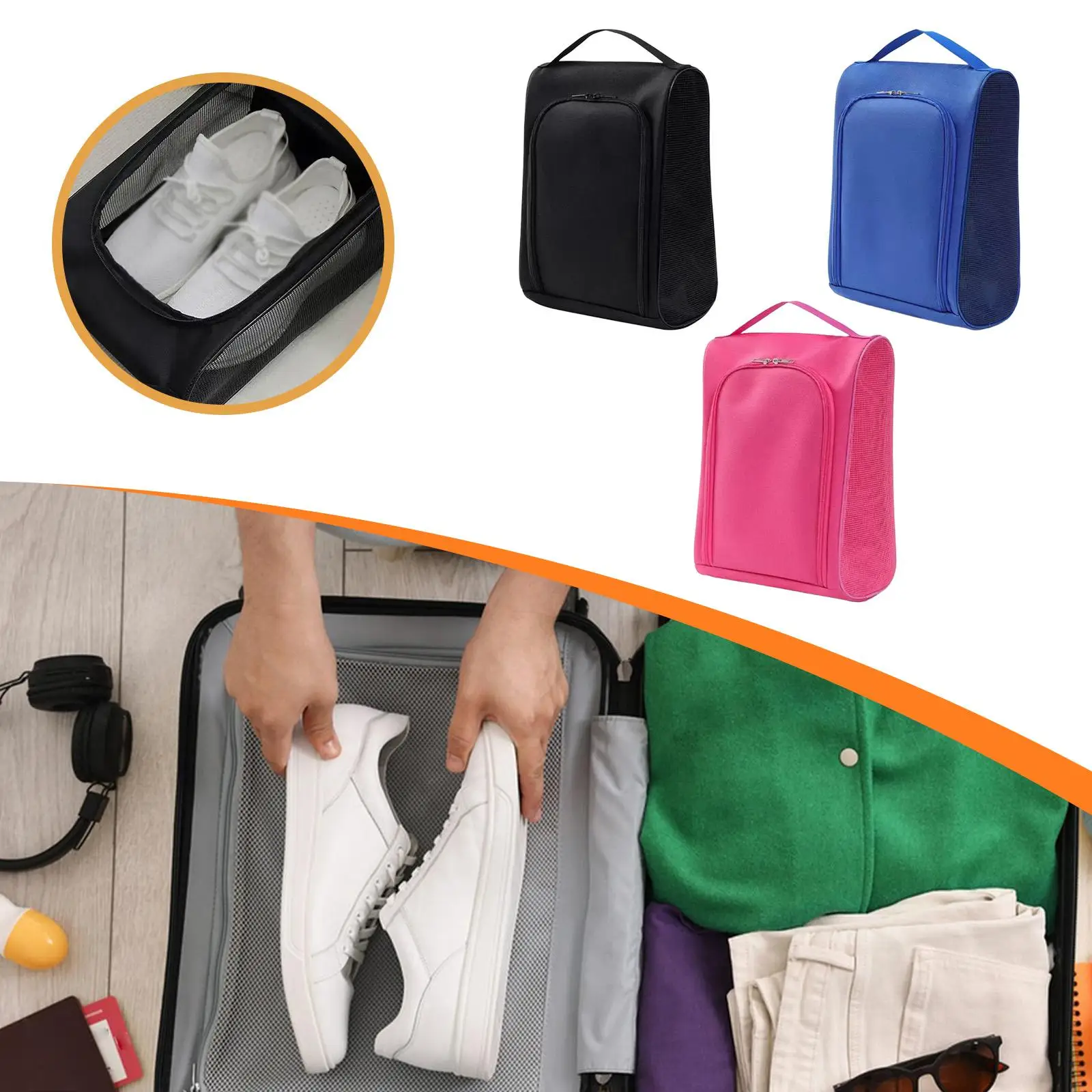 Сумка для обуви для гольфа, легкая спортивная сумка для хранения аксессуаров для гольфа, дорожная сумка-органайзер для обуви для кемпинга, боулинга, регби, танцев
Сумка для обуви для гольфа, легкая спортивная сумка для хранения аксессуаров для гольфа, дорожная сумка-органайзер для обуви для кемпинга, боулинга, регби, танцев