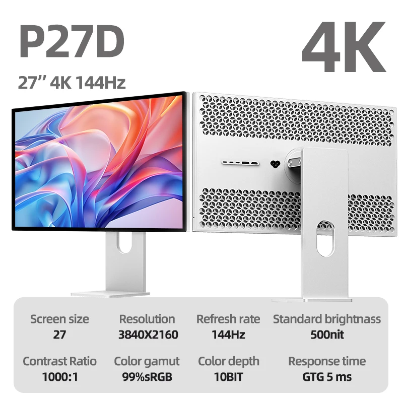 Kuycon P27D 27-inch 4K144hz Monitor Computer High-definition IPS Mirror Screen Monitor Without Stand
Kuycon P27D 27-inch 4K144hz Monitor Computer High-definition IPS Mirror Screen Monitor Without Stand