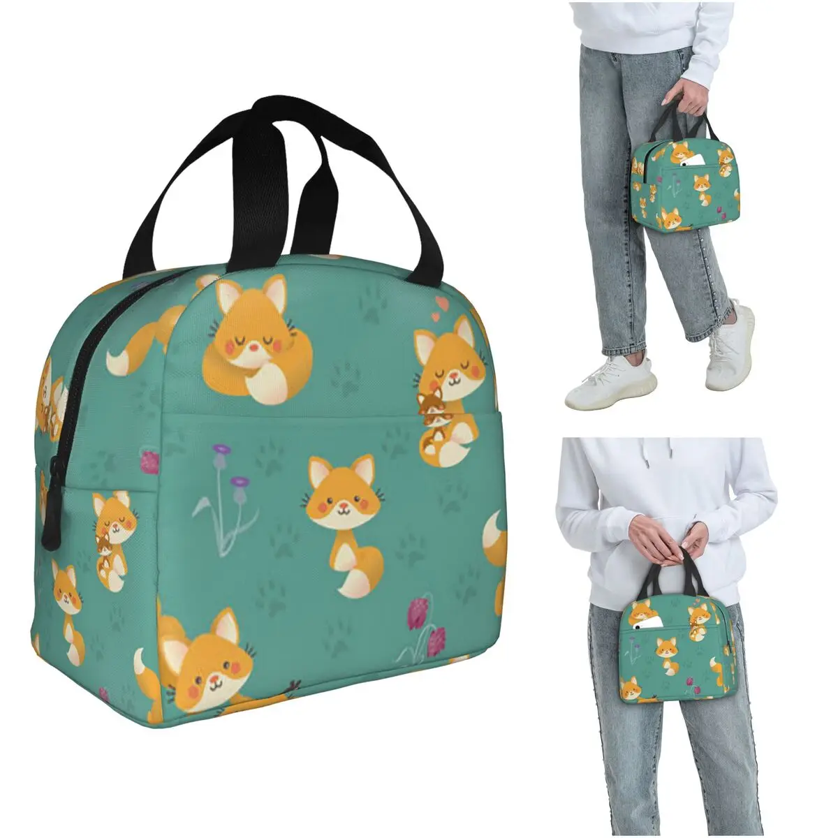 Fox Insulated Lunch Bag for Women Office Cooler Thermal Food Box Tote Portable Lunch Boxes Container
Fox Insulated Lunch Bag for Women Office Cooler Thermal Food Box Tote Portable Lunch Boxes Container