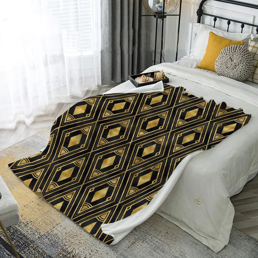 Geometric Pattern Blanket Microfiber Flannel Cover Blanket Bedroom Living Room Sofa Soft And Comfortable Home Decoration
Geometric Pattern Blanket Microfiber Flannel Cover Blanket Bedroom Living Room Sofa Soft And Comfortable Home Decoration