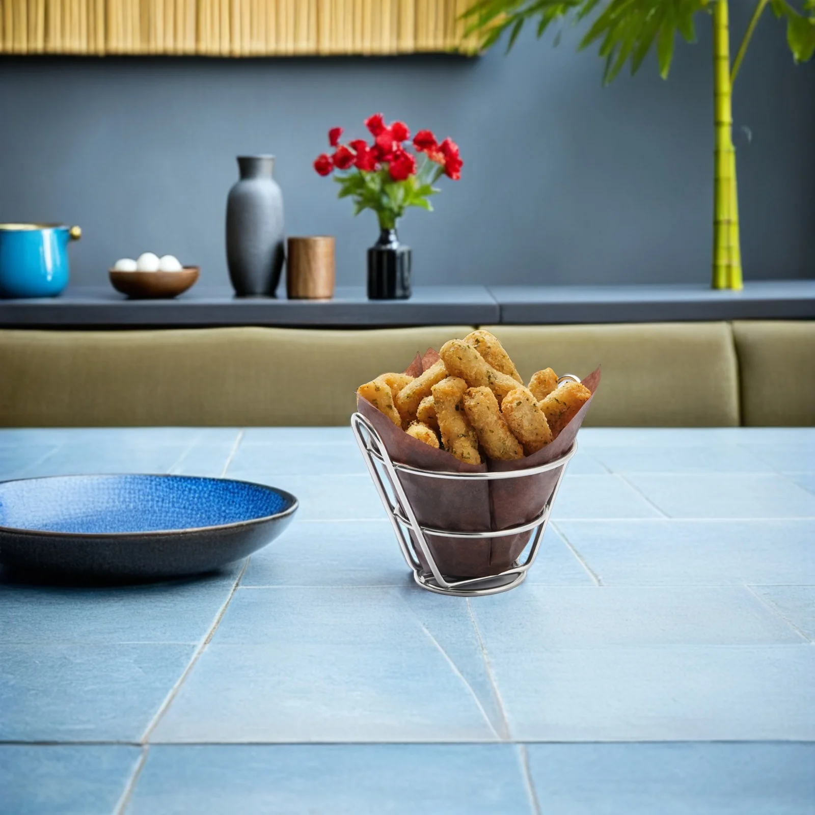 1Pcs French Fries Rack Stainless Steel Holder Compact Snack Basket for Outdoor Events Restaurants French Fry Stand Holder
1Pcs French Fries Rack Stainless Steel Holder Compact Snack Basket for Outdoor Events Restaurants French Fry Stand Holder