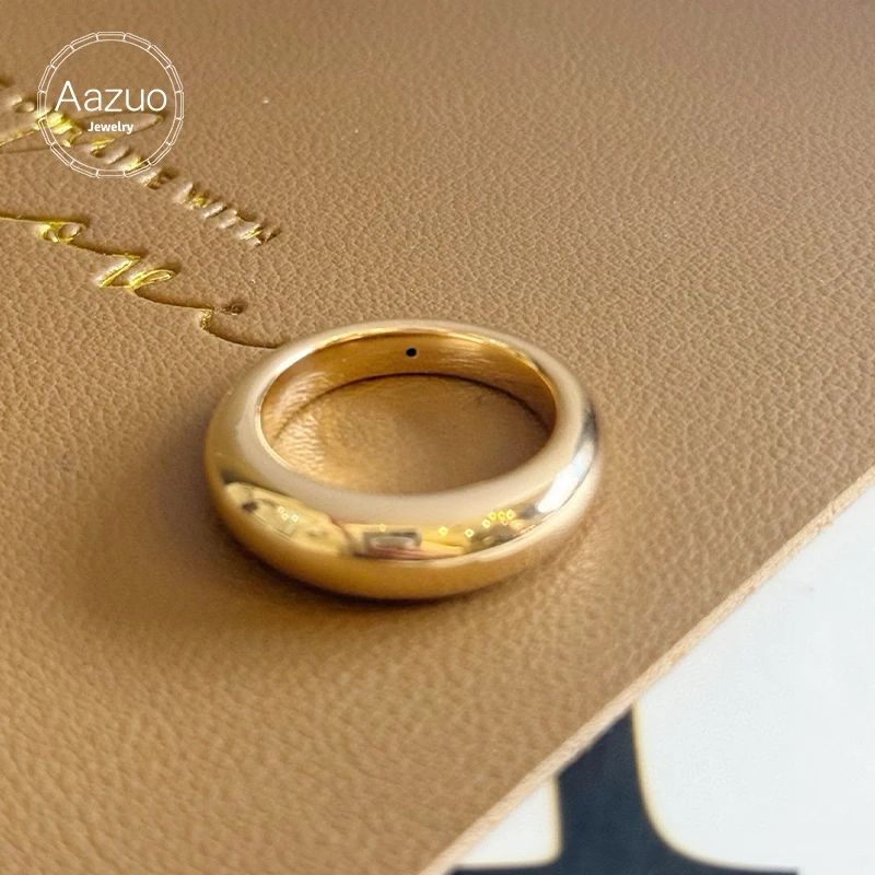 Aazuo Fine Jewelry 18K Solid Yellow Gold None Stone Classic Line Ring Gift For Woman&Man engagement Party Forever Love Au750
Aazuo Fine Jewelry 18K Solid Yellow Gold None Stone Classic Line Ring Gift For Woman&Man engagement Party Forever Love Au750