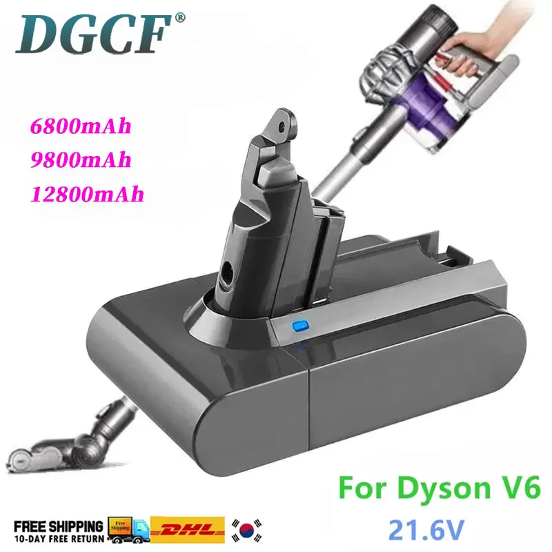 NEW Battery For Dyson 6000mAh V6 Battery For Dyson Vacuum Cleaner 21.6V 6Ah Spare Battery For Dyson Vacuum Cleaner
NEW Battery For Dyson 6000mAh V6 Battery For Dyson Vacuum Cleaner 21.6V 6Ah Spare Battery For Dyson Vacuum Cleaner