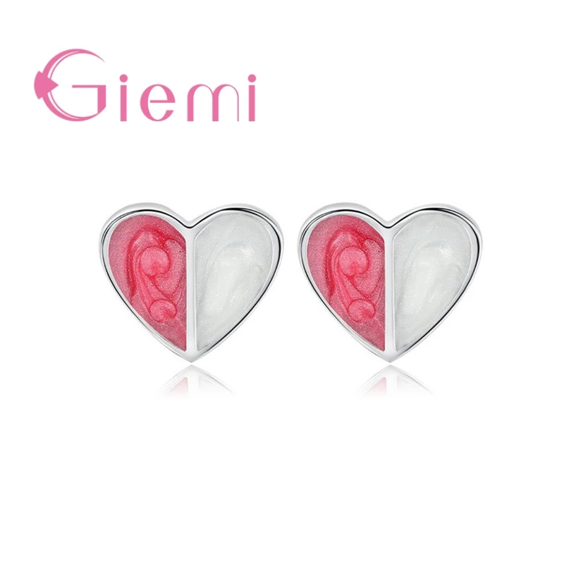New Fashionable Cute Heart Shape Design 925 Sterling Silver Trendy Stud Earrings Jewelry For Women Ladies Factory Price
New Fashionable Cute Heart Shape Design 925 Sterling Silver Trendy Stud Earrings Jewelry For Women Ladies Factory Price