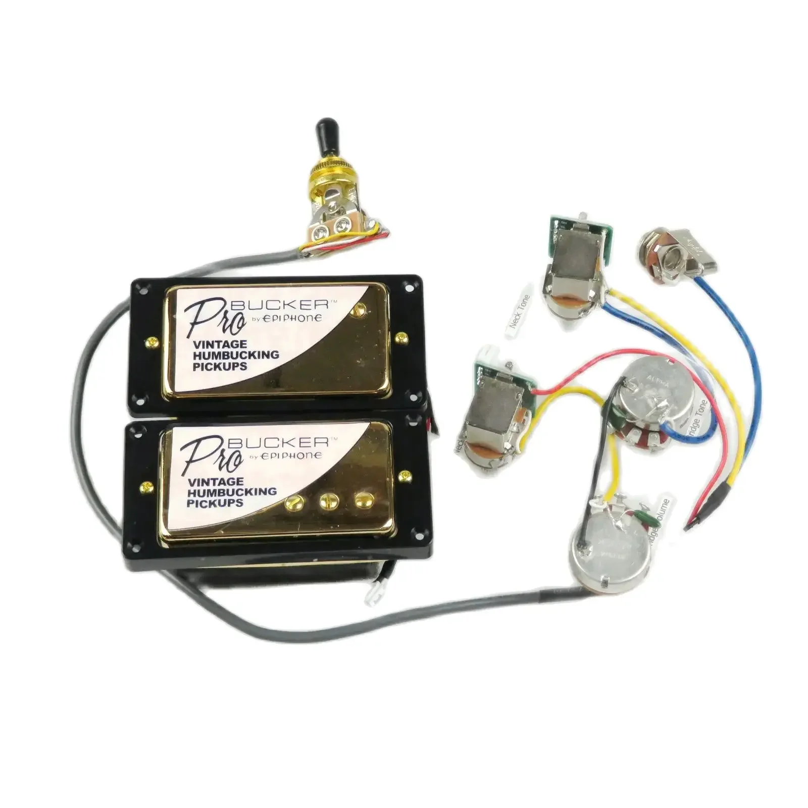 Звукосниматели Humbucker ProBucker Стандартная электрогитара с профессиональным быстроразъемным жгутом проводов Золотая крышка
Звукосниматели Humbucker ProBucker Стандартная электрогитара с профессиональным быстроразъемным жгутом проводов Золотая крышка