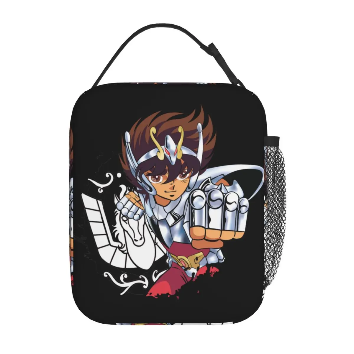 Custom Saint Seiya Pegasus Thermal Insulated Lunch Bags Knights Of The Zodiac Portable Lunch Tote for School Storage Food Box
Custom Saint Seiya Pegasus Thermal Insulated Lunch Bags Knights Of The Zodiac Portable Lunch Tote for School Storage Food Box
