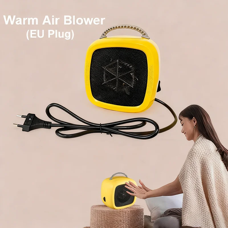 Household Small Heater Mini Desktop Fan Heater Button Switch With Handle Winter Heating Warmer Power Office Dedicated Fan heater
Household Small Heater Mini Desktop Fan Heater Button Switch With Handle Winter Heating Warmer Power Office Dedicated Fan heater