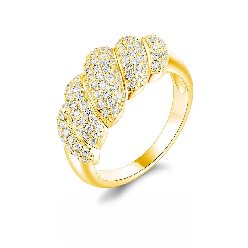 Luxury 100% Real 18k Gold Platinum PT950 Women's Niche High-end Bread Shape Ring
Luxury 100% Real 18k Gold Platinum PT950 Women's Niche High-end Bread Shape Ring