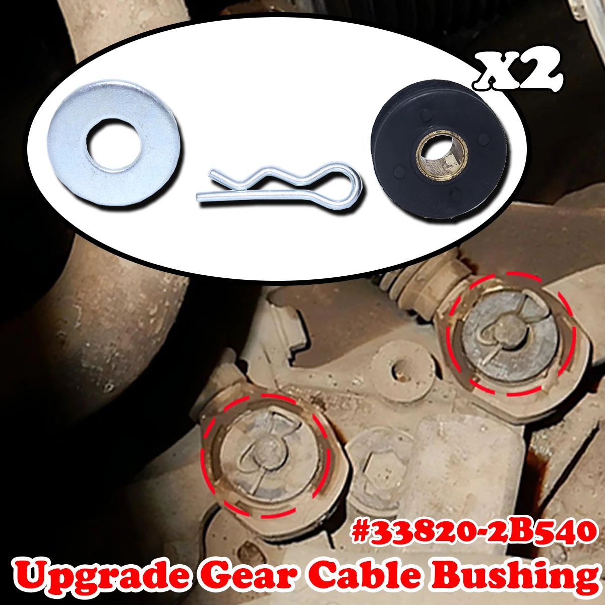 6pcs Upgrade Gear Cable Bushing Washer clip For Toyota Matrix MR2 Paseo Picnic Previa Starlet Tercel Scion tC xA xB 33820-2B540
6pcs Upgrade Gear Cable Bushing Washer clip For Toyota Matrix MR2 Paseo Picnic Previa Starlet Tercel Scion tC xA xB 33820-2B540