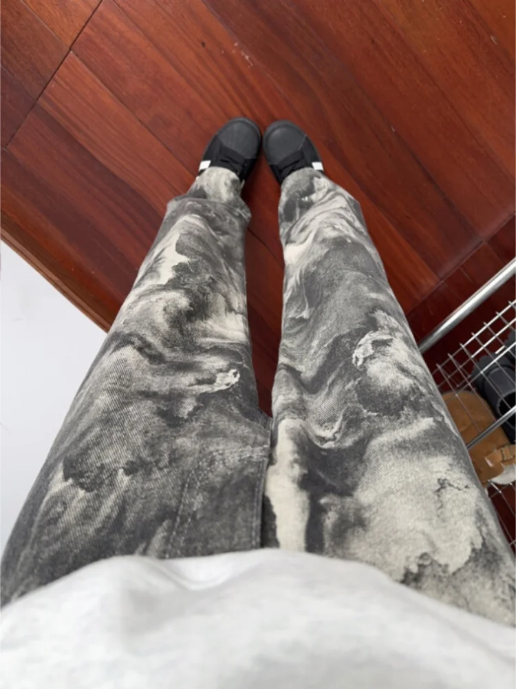 American Style Retro Tie Dye Camouflage Men's Straight Leg Slim Fit Jeans Spring Autumn Trendy Pants Cotton Polyester Blend
American Style Retro Tie Dye Camouflage Men's Straight Leg Slim Fit Jeans Spring Autumn Trendy Pants Cotton Polyester Blend
