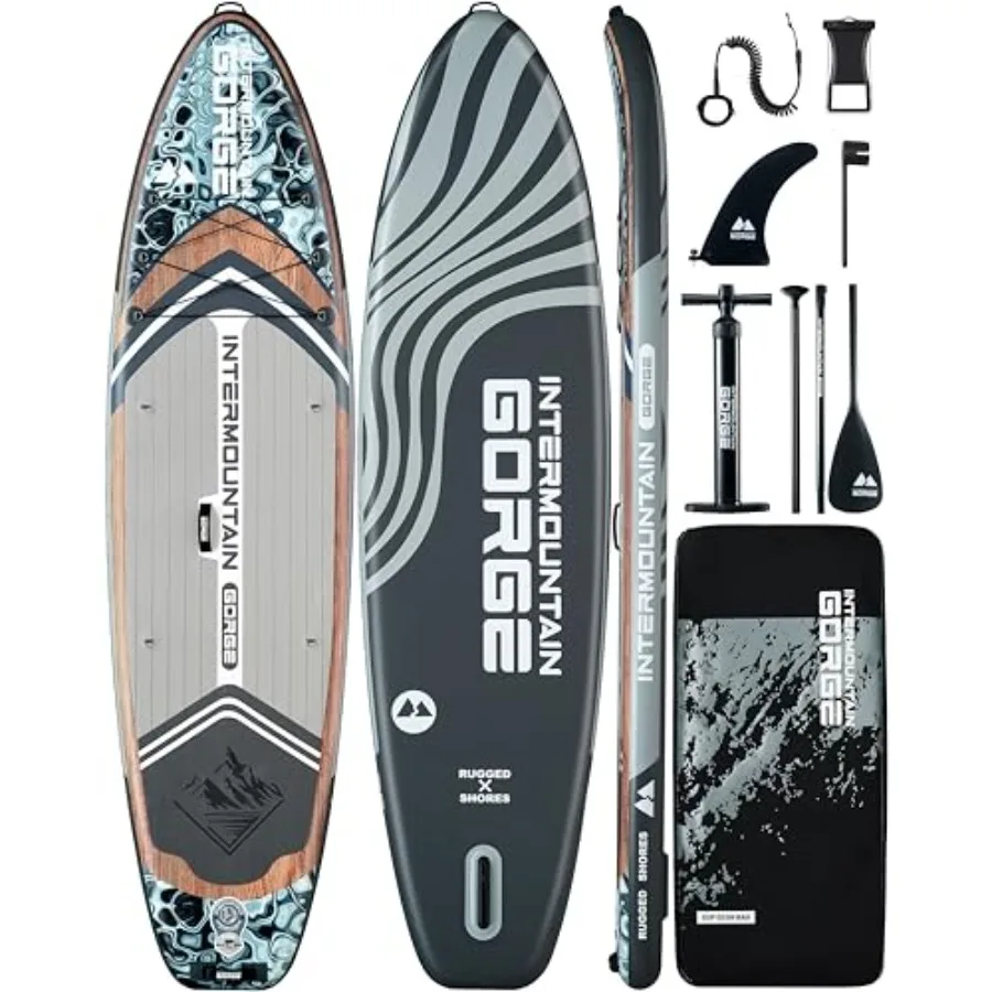 11'x34 Ultra Wide Inflatable SUP for Yoga Family Use EVA Deck Black/Gray 420lb Capacity US Fin High-Pressure Pump 100L Bag Safe
11'x34 Ultra Wide Inflatable SUP for Yoga Family Use EVA Deck Black/Gray 420lb Capacity US Fin High-Pressure Pump 100L Bag Safe