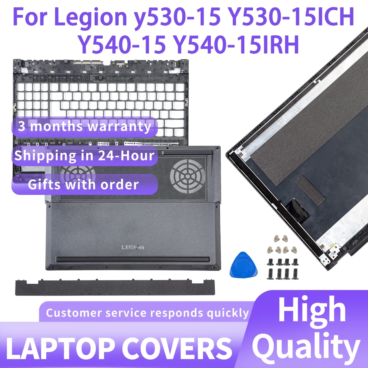 New For Legion Y530-15 Y530-15ICH Y540-15 Y540-15IRH Y7000 2018 2019 LCD Back Cover Hinges Bottom Case Hinge Cover 15.6Inch
New For Legion Y530-15 Y530-15ICH Y540-15 Y540-15IRH Y7000 2018 2019 LCD Back Cover Hinges Bottom Case Hinge Cover 15.6Inch