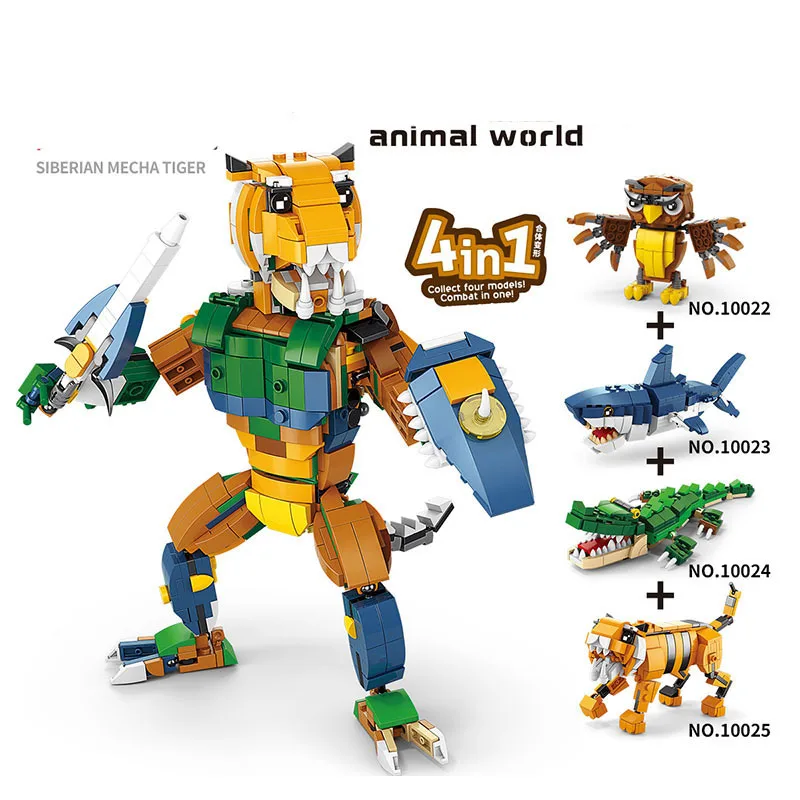 4-in-1 Transformable Mecha Building Blocks Kit, STEM Educational Construction Toy, Creative 3D Puzzle for Kids
4-in-1 Transformable Mecha Building Blocks Kit, STEM Educational Construction Toy, Creative 3D Puzzle for Kids