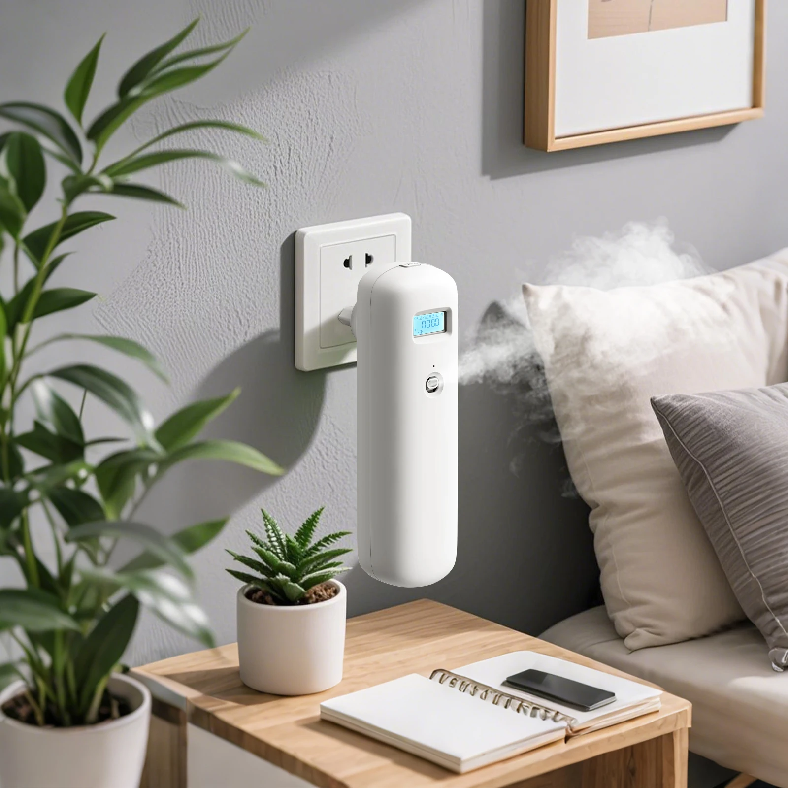 1PC Smart Essential Oil Diffuser Home Plug In Diffuser With LED Screen Visual Intelligent Control with Timer for Home Office
1PC Smart Essential Oil Diffuser Home Plug In Diffuser With LED Screen Visual Intelligent Control with Timer for Home Office