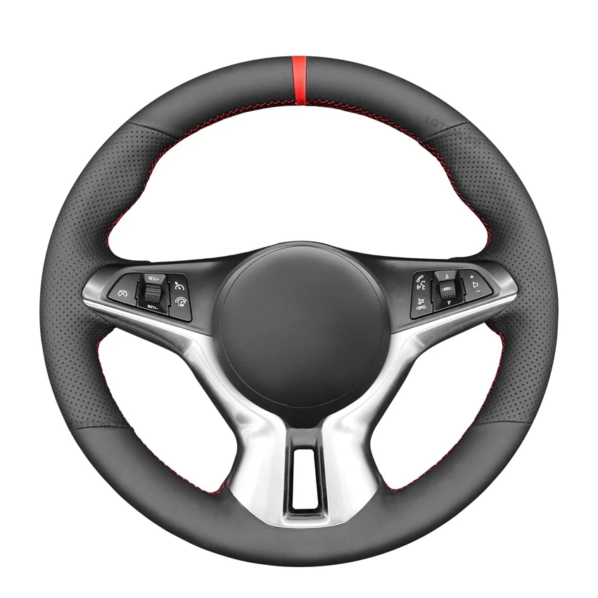 Black Faux Leather Car Steering Wheel Cover For Opel Adam Vauxhall Adam 2012 2013 2014 2015 2016 2017 2018 2019 2020 
Black Faux Leather Car Steering Wheel Cover For Opel Adam Vauxhall Adam 2012 2013 2014 2015 2016 2017 2018 2019 2020