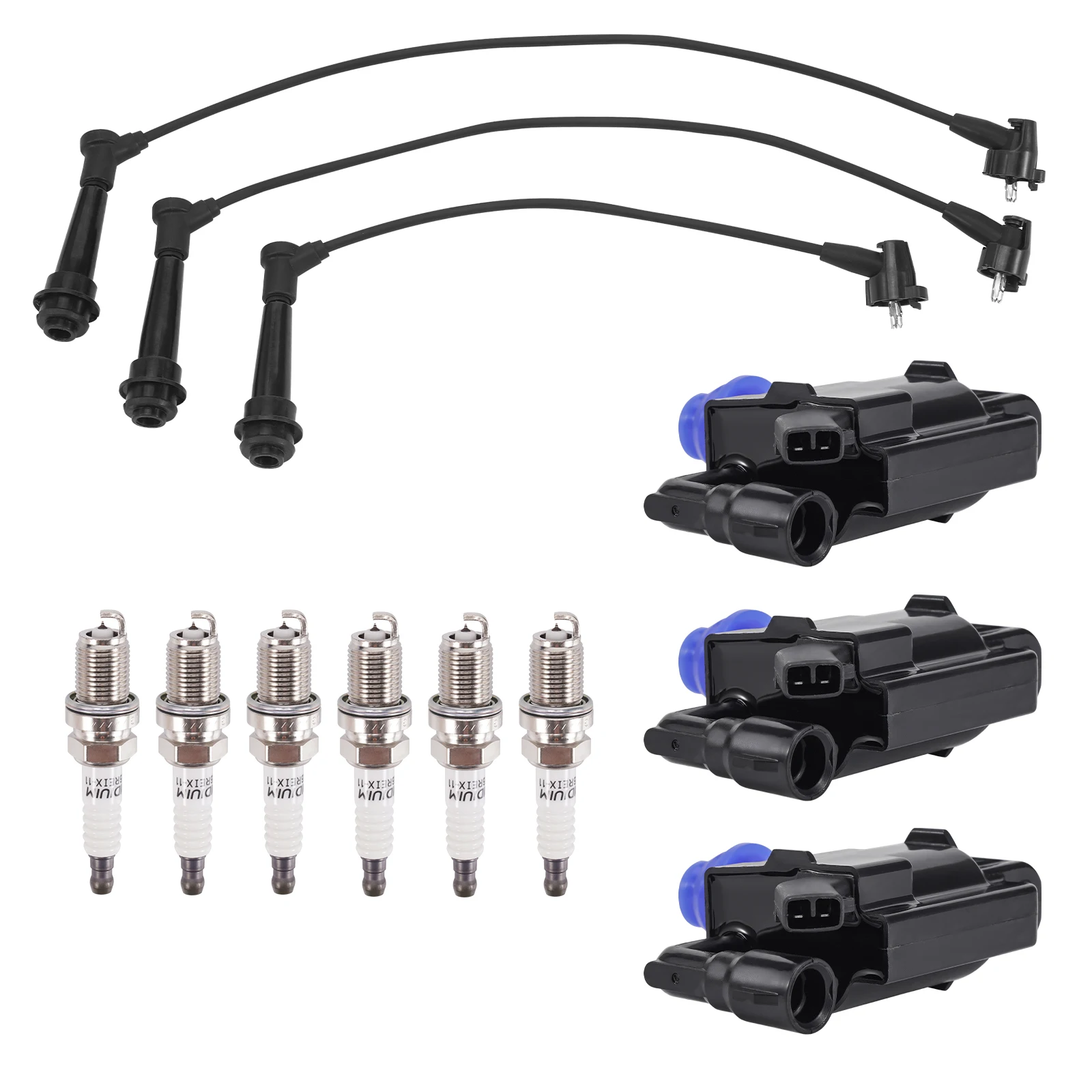 Ignition Coil Wires & Spark Plug for Lexus IS300 01-05 GS300 98-05 Toyota 2JZ-GE
Ignition Coil Wires & Spark Plug for Lexus IS300 01-05 GS300 98-05 Toyota 2JZ-GE