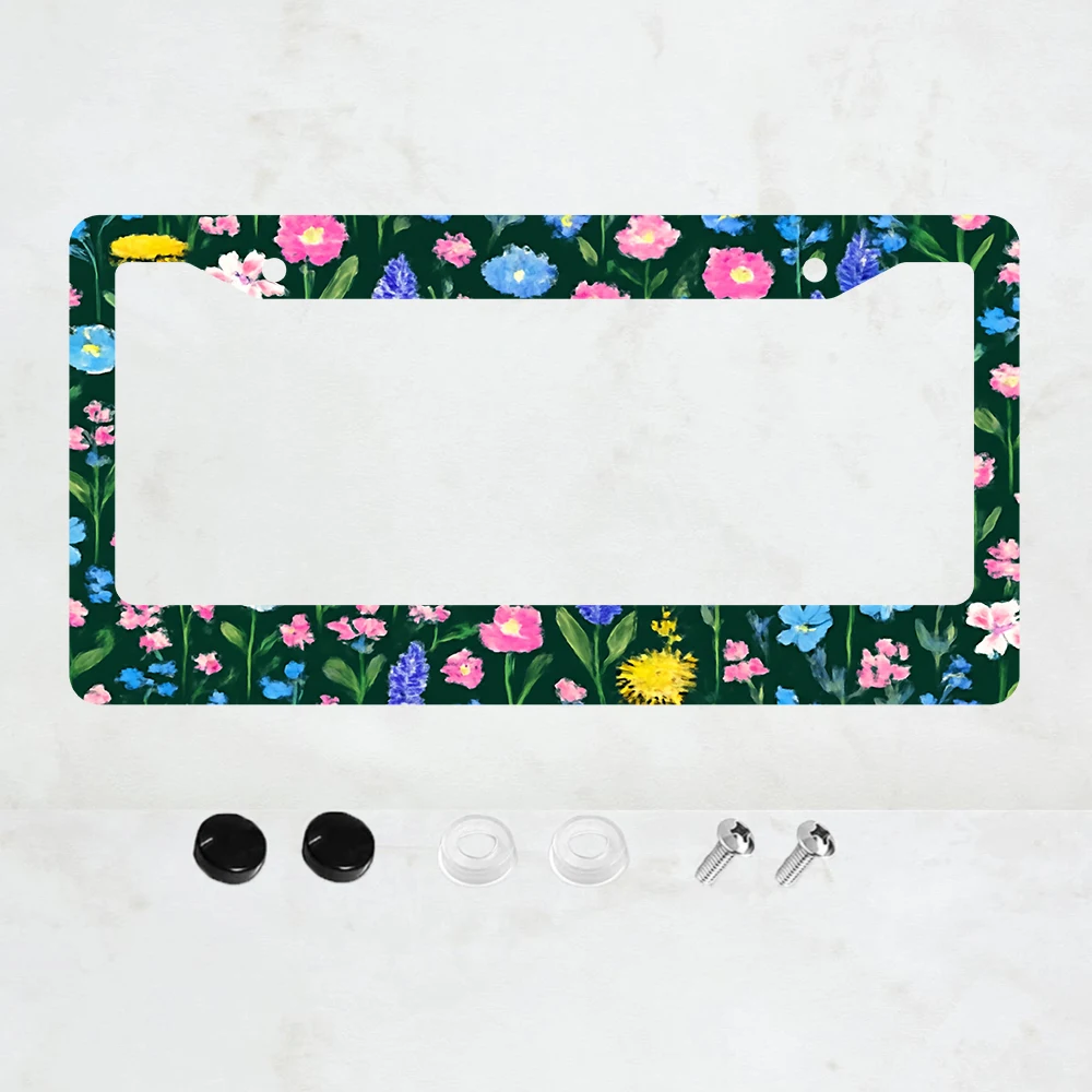 1PC 2-Hole License Plate Frame, Aluminum, 6x12 Inches, with Screws, USA Canada Mexico Standard Size, Floral Design, Retro
1PC 2-Hole License Plate Frame, Aluminum, 6x12 Inches, with Screws, USA Canada Mexico Standard Size, Floral Design, Retro
