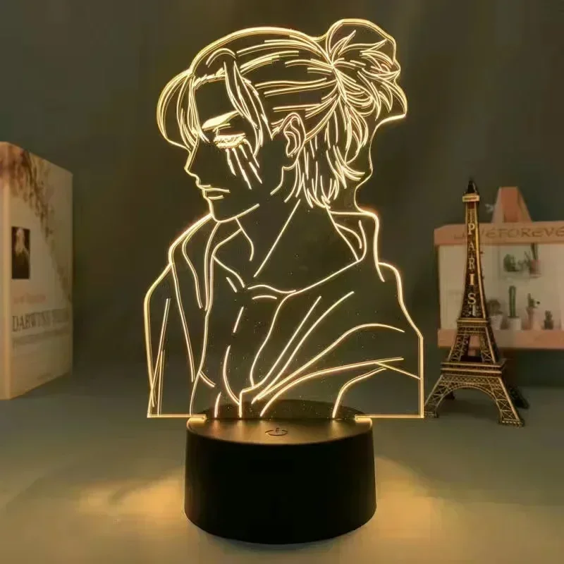 New Anime Attack on Titan LED Night Light Anime Figure 3d Lamp Bedroom Decor Child Kids Birthday Gift EREN Anime Lamp Warm Light
New Anime Attack on Titan LED Night Light Anime Figure 3d Lamp Bedroom Decor Child Kids Birthday Gift EREN Anime Lamp Warm Light