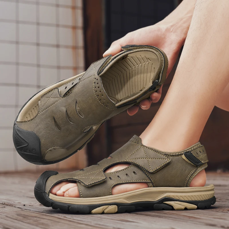 Trendy summer men's sandals Luxury and Comfortable Quality Styles Leisure Business Outdoor beach and comfortable vacation shoes
Trendy summer men's sandals Luxury and Comfortable Quality Styles Leisure Business Outdoor beach and comfortable vacation shoes