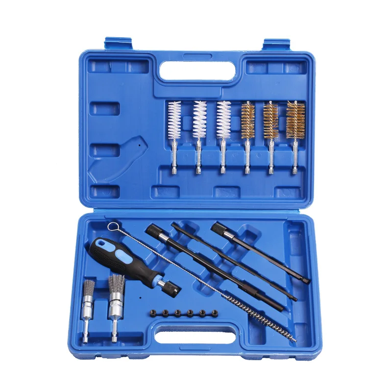 19-piece Injector Base Cleaning Tool Set Diesel Injector Seat Engine Tube Brush Master Car Cleaning Kit Premium Stainless Steel
19-piece Injector Base Cleaning Tool Set Diesel Injector Seat Engine Tube Brush Master Car Cleaning Kit Premium Stainless Steel