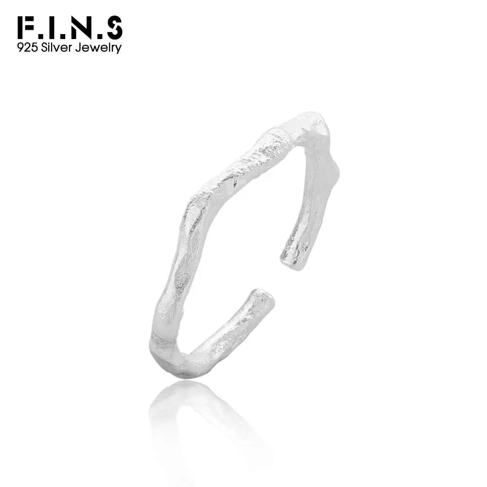 F.I.N.S Original Texture S925 Sterling Silver Branch Ring Minimalist Irregular Opening Adjustable Index Mid Finger Fine Jewelry
F.I.N.S Original Texture S925 Sterling Silver Branch Ring Minimalist Irregular Opening Adjustable Index Mid Finger Fine Jewelry