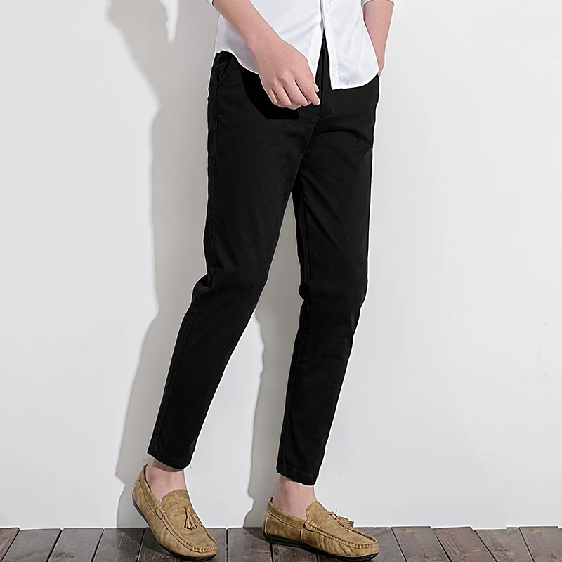 Brand Men Pants New Arrival Mid Straight Solid Color Fashion Daily Pants Trousers Male Ankle-Length Pants Men Clothing
Brand Men Pants New Arrival Mid Straight Solid Color Fashion Daily Pants Trousers Male Ankle-Length Pants Men Clothing