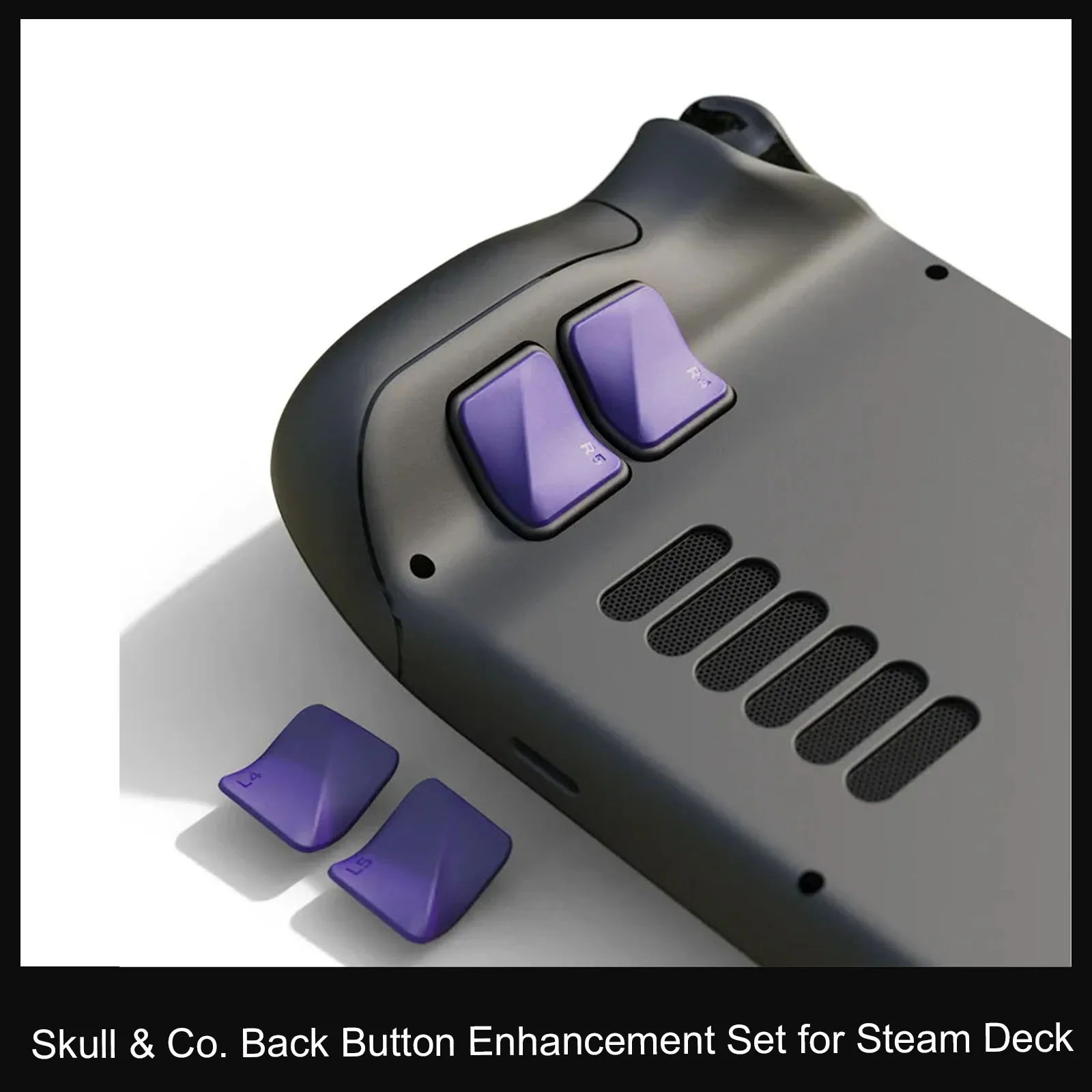 Skull & Co. Back Button Enhancement Set Improvement Button Protection Kit for Steam Deck Game Accessories (4PCS/PACK)
Skull & Co. Back Button Enhancement Set Improvement Button Protection Kit for Steam Deck Game Accessories (4PCS/PACK)