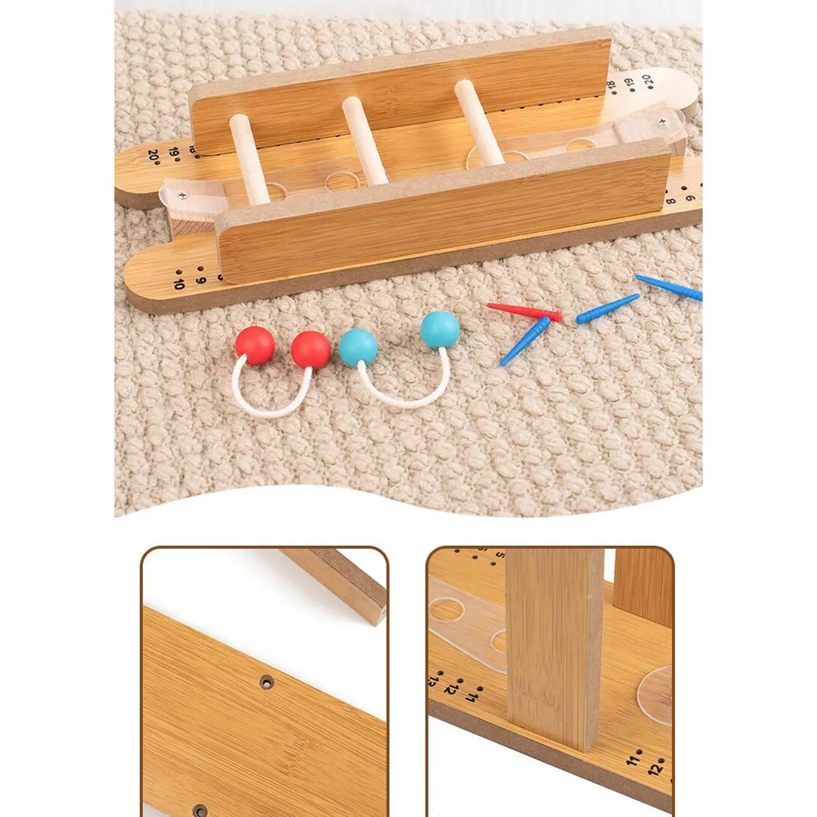 Wooden Golf Tossing Set Practice Birthday Gift with Ball Bolas Portable Wood Ornament for Outside Lawn Backyard Courtyard Kids
Wooden Golf Tossing Set Practice Birthday Gift with Ball Bolas Portable Wood Ornament for Outside Lawn Backyard Courtyard Kids