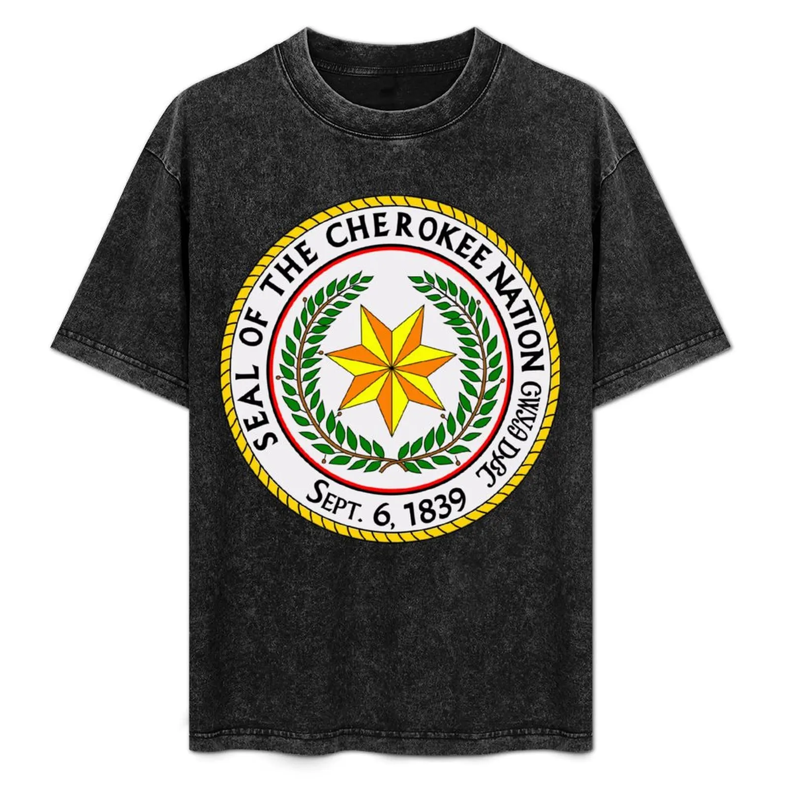 Seal of the Cherokee Nation Cherokee Native American Pride T-Shirt Plus Size Everyday Tee Shirt
Seal of the Cherokee Nation Cherokee Native American Pride T-Shirt Plus Size Everyday Tee Shirt
