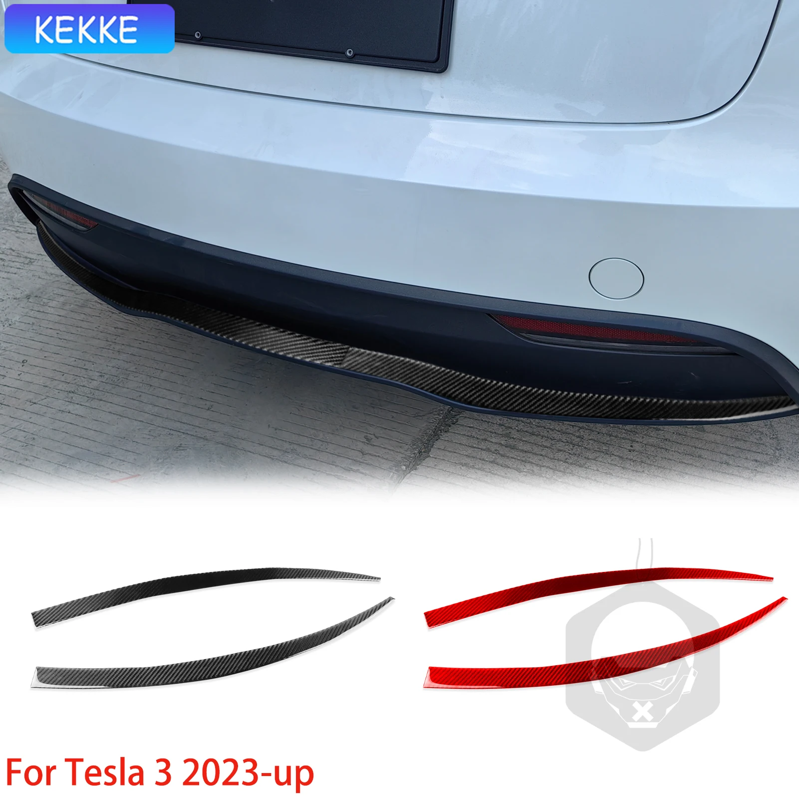 For Tesla 3 2023-up Rear Lip Trim Strip Soft Carbon Fiber Decorative Car Exterior Accessories Stickers
For Tesla 3 2023-up Rear Lip Trim Strip Soft Carbon Fiber Decorative Car Exterior Accessories Stickers