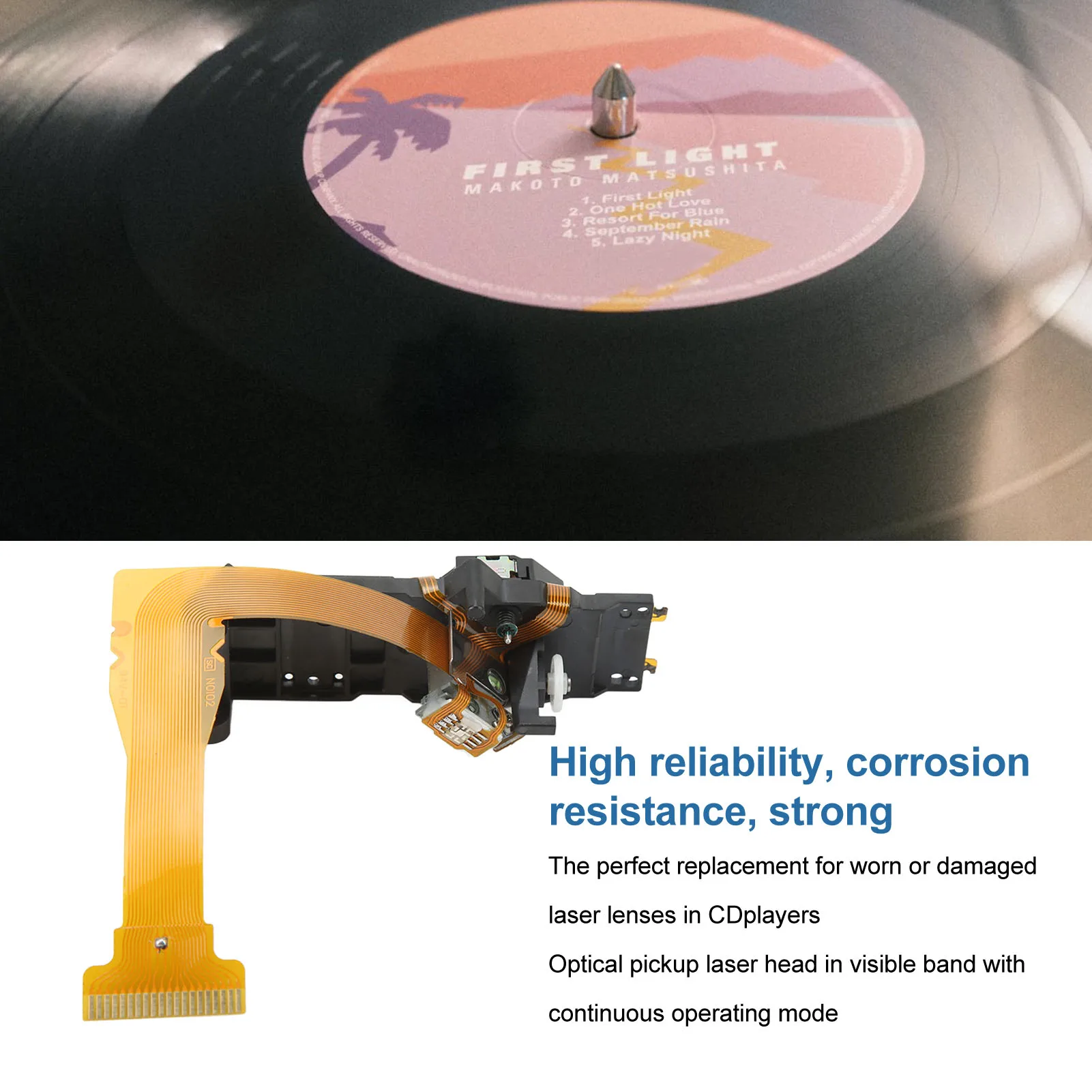 Optical Pickup Laser Head Easy To Install Anti Corrosion Visible Spectrum Optical Pickup Laser Lens Robust for Replacement
Optical Pickup Laser Head Easy To Install Anti Corrosion Visible Spectrum Optical Pickup Laser Lens Robust for Replacement