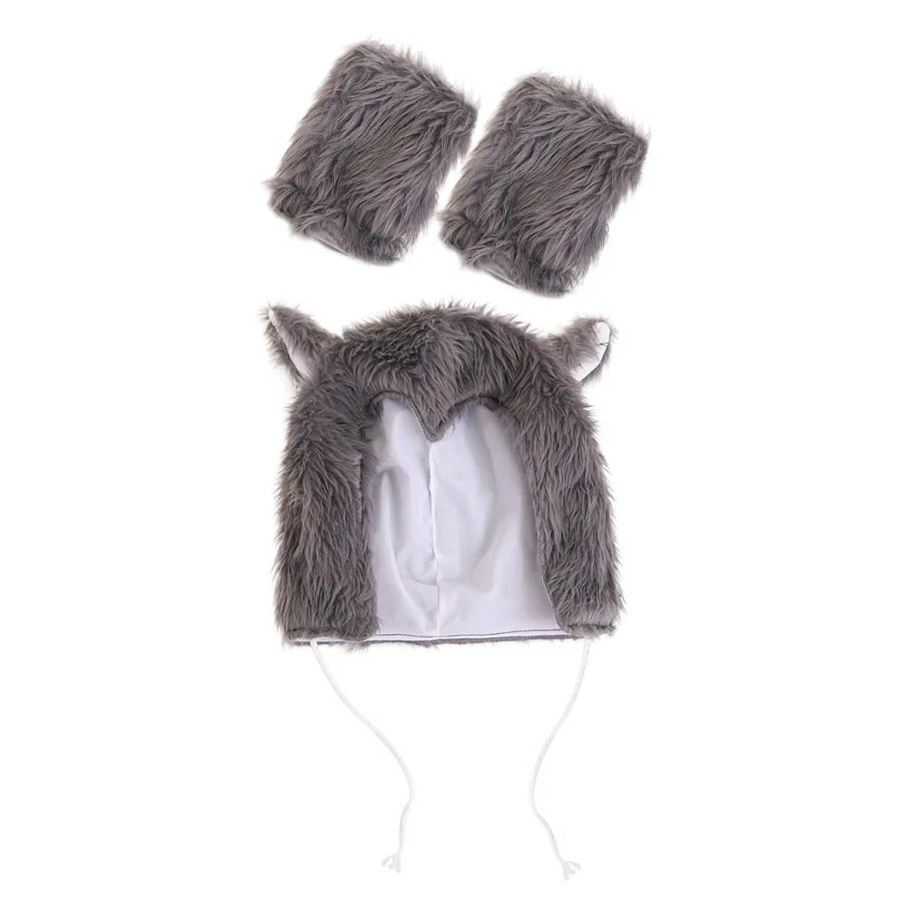 1Set Wolf Hat and Gloves Set for Women Cute Animal Theme Party Cosplay Halloween Photo Prop Decorative Role Play Accessory
1Set Wolf Hat and Gloves Set for Women Cute Animal Theme Party Cosplay Halloween Photo Prop Decorative Role Play Accessory